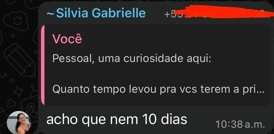 Depoimento Sílvia