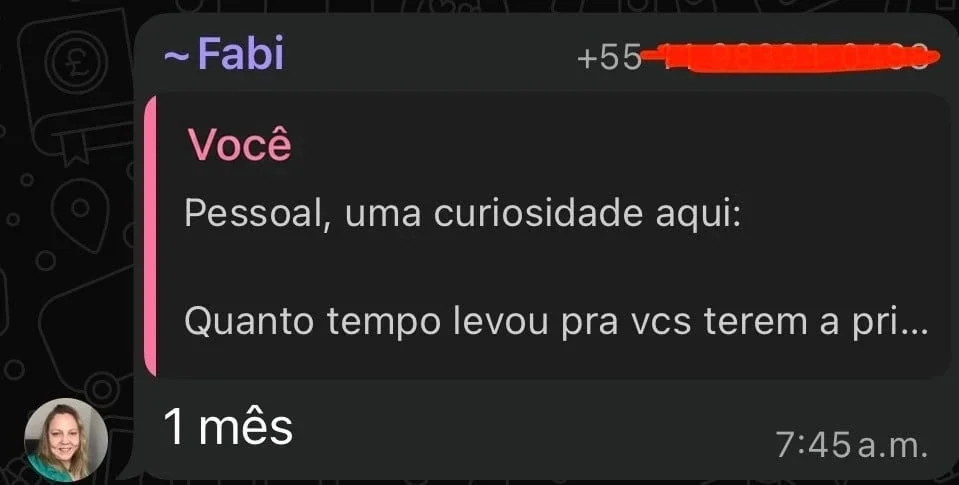 Depoimento Fabi