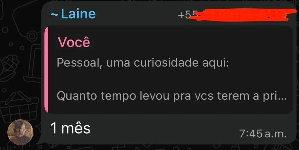 Depoimento Laine